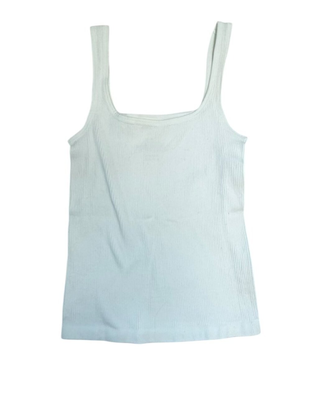 ODODOS White Ribbed Tank Top XS/S – Stretchy Everyday Essential - NWOT